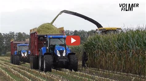 VolmerFilm 2023 Mais Hakselen Door Loonbedrijf Lindeboom New Holland FR9050 Hakselaar En