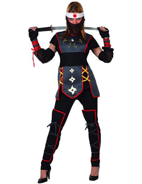 Womens Ninja Warrior Costume Adults Costumes And Fancy Dress