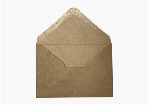 Harvest Kraft Rsvp Envelope Open Brown Envelope Png Transparent Png