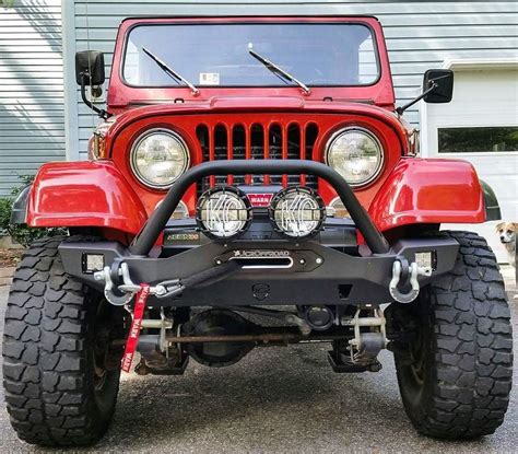 Patrick Sent Us Some Shots Of His Cj7 Running Our Crusader Front Bumper