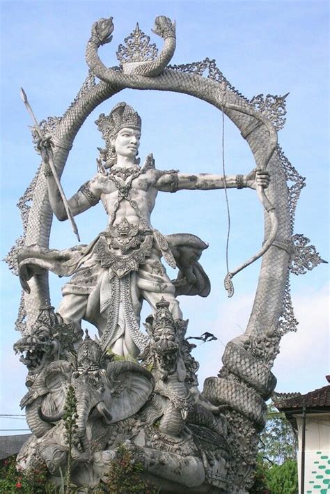 Statue Of Arjun Bali Statues The Mahabharata Vietnam Bhagavad Gita