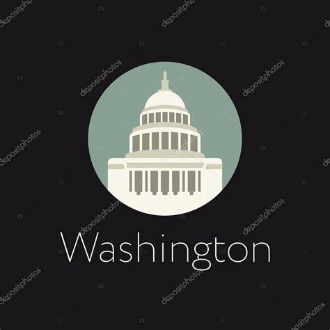 Washington Icon Stock Vector By ©missbobbit 61684313
