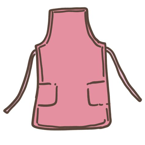 Pink Apron Clipart 9638680 Png