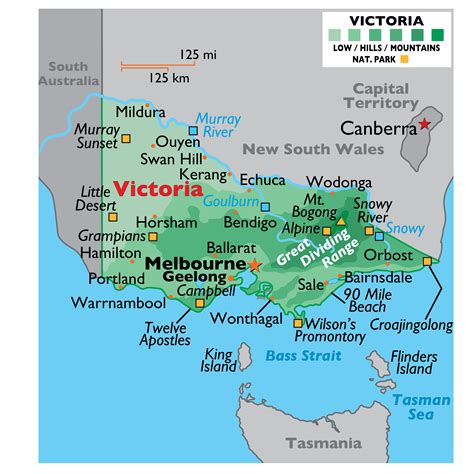 Victoria Maps And Facts World Atlas