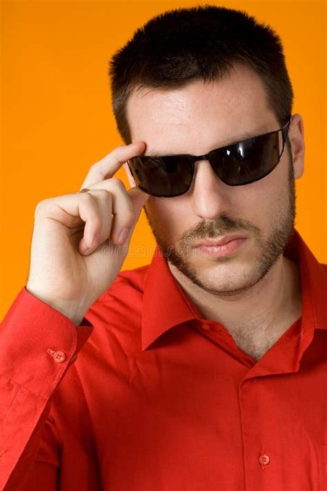 Man With Sunglasses Stock Image Image Of Black Sunglasses 7916015
