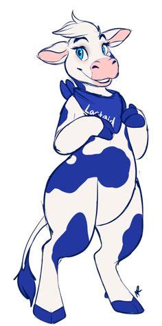 Cow Drawing Furry Drawing Character Design Girl Character Art Cartoon Cow Cute Fantasy