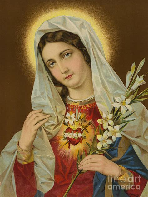 Virgin Mary Sacred Heart