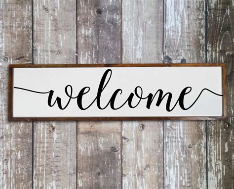 Shop home décor & accents for the best prices on home decorations. Welcome sign for front porch Home decor signs Living room