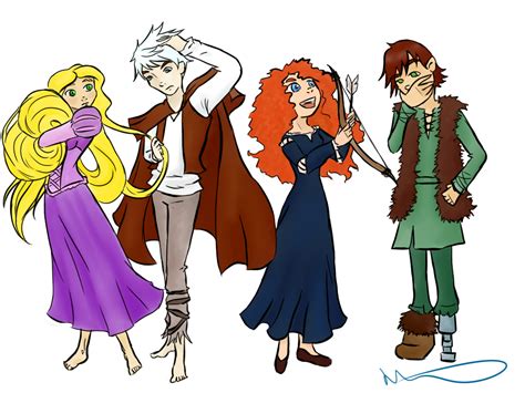 Rise Of The Brave Tangled Dragons Dreamworks Characte