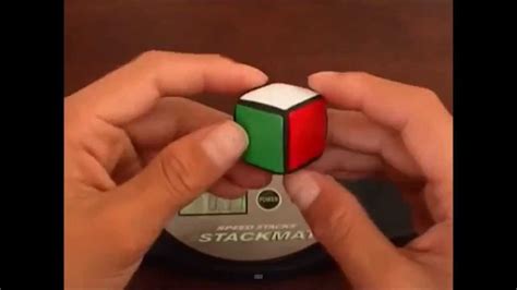 Even though this can be solved in less than 1 second, it's incredibly hard. 1x1 Rubiks cube solve - world record - YouTube
