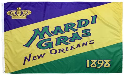 Mardi Gras New Orleans 3×5 Flag I Americas Flags