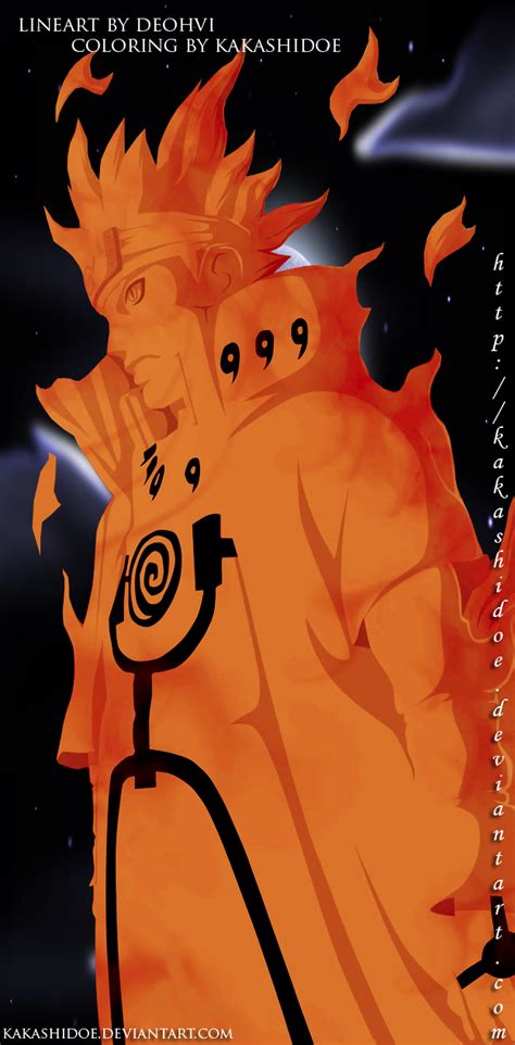 Naruto 631 Minato Bijuu Mode By Kakashidoe On Deviantart