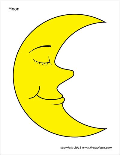 Phases Of The Moon Coloring Pages Learny Kids