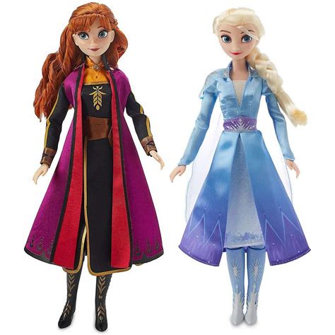 Buy Anna And Elsa Singing Doll Set Frozen 2 11 Each Online At Low Prices In India