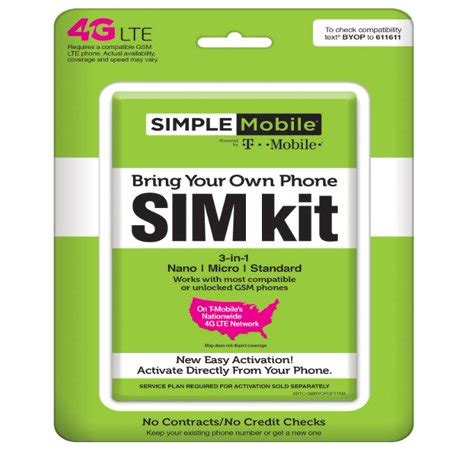 Maybe you would like to learn more about one of these? Simple Mobile Bring Your Own Phone SIM Kit - T-Mobile GSM ...