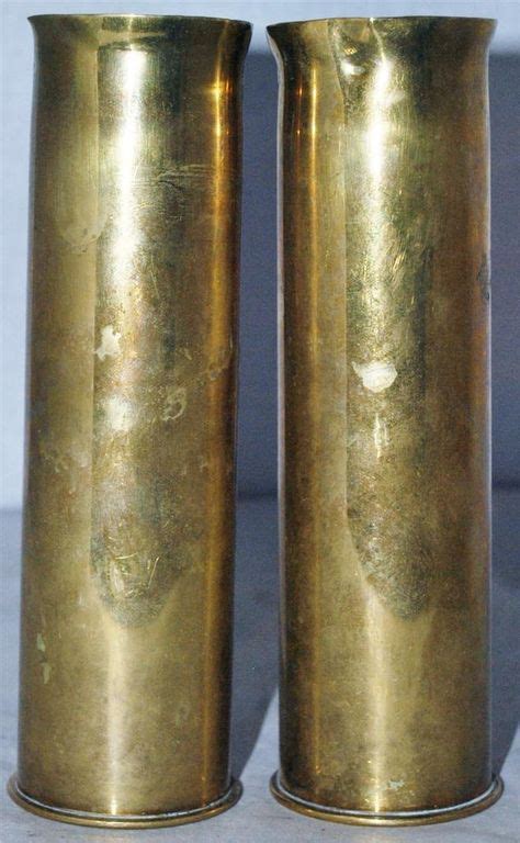 2 X Wwii 6 Tall Brass Artillery Shells Dated 1940 And 1943 With Images