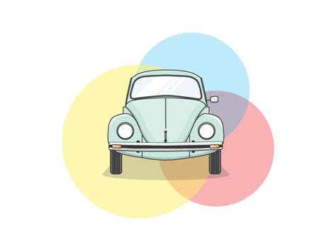 Illustration Of Classic Beetle Car Free Download Vector Psd And Stock