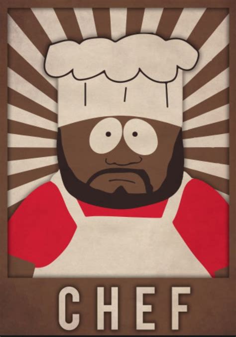 90s Tv Serie South Park Poster South Park Chef South Park