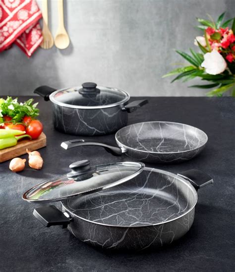 Cookware Aluminiumcoated Cem Marble