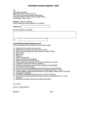As you may know, our family recently moved and our address has changed. 21 Printable document change request form iso 9001 Templates - Fillable Samples in PDF, Word to ...