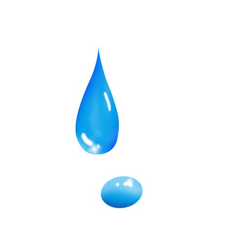 Blue Cartoon Water Drop Vector Cut Free Psd Png Diagramme Vectoriel