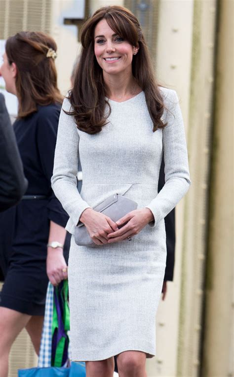 Kate Middleton Steps Out In Gorgeous Gray Dress For Her Latest Solo