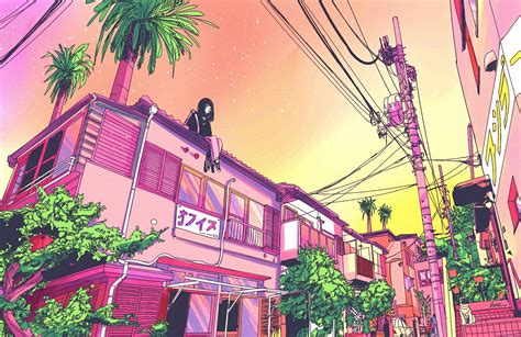 21 retro anime aesthetic wallpaper desktop in 2020 cool anime. Pin by mie, on aesthetic__places* | Aesthetic anime ...