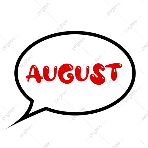 Agosto Png Mês No Mês De Agosto Png Calendário Imagem Png E Psd