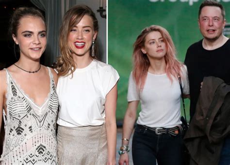 Another source close to the couple tells us: Amber Heard, Cara Delevingne And Elon Musk Had A Threesome ...