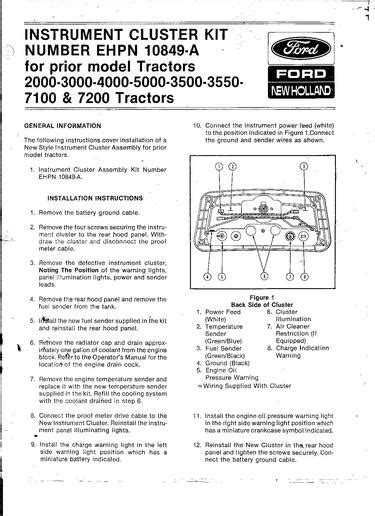 1974 Ford 3000 Tractor Wiring Diagram Wiring Diagram