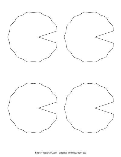 Free Printable Lily Pad Templates For Crafts And Frog Life Cycle Study