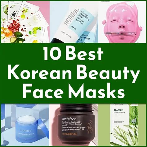 Best Korean Beauty Face Masks Of