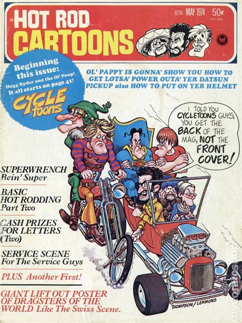 Hot Rod Cartoons Peterson Publishing Magazine Comic Books