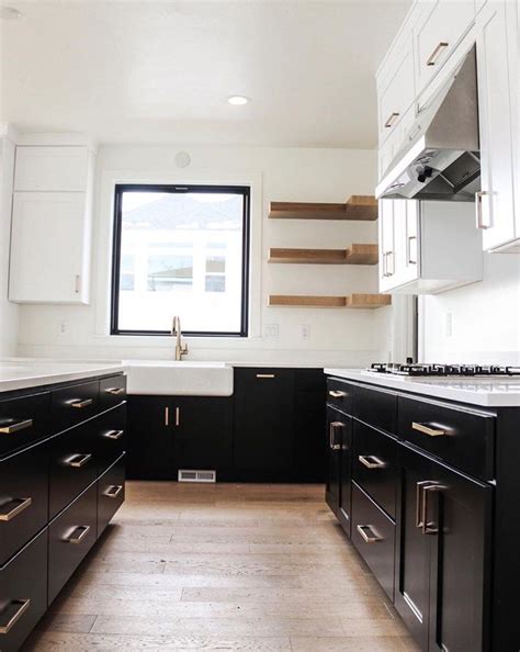 16 Black And White Kitchen Decor Ideas The Wonder Cottage Cabinets