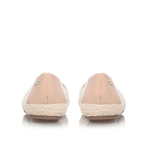 Anne Klein Saleem Flat Slip On Shoes In Natural Lyst