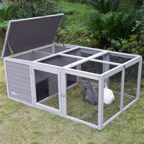 Buy Aivituvin Rabbit Hutch Outdoor Large Bunny Cage Indoor For 2