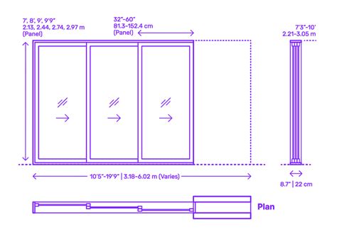 Sliding Door Dimensions Plan Design Talk