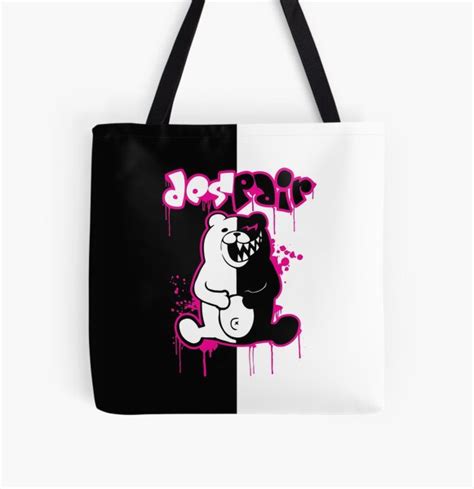 Danganronpa Monokuma Despair Pink Tote Bag For Sale By