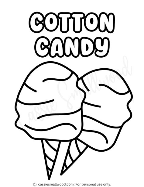 The Cutest Candy Coloring Pages Cassie Smallwood
