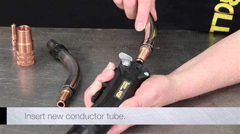 How To Tweco Conductor Tube Replacement Youtube