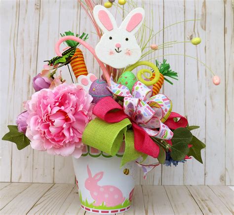 Easter Bunny Centerpiece Easter Rabbit Table Decorations