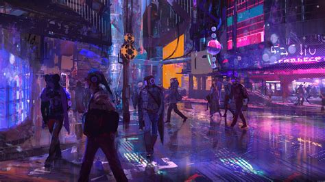 Neon Samurai Cyberpunk Wallpapers Wallpaper Cave