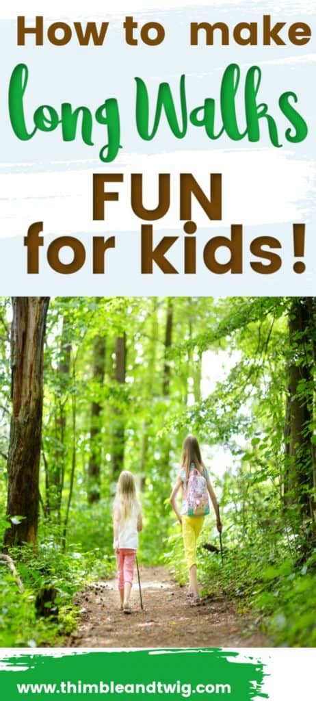 How To Make Walking Outdoors Fun For Kids Thimble And Twig