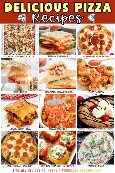 14 Cheesy Delicious Pizza Recipes Princess Pinky Girl