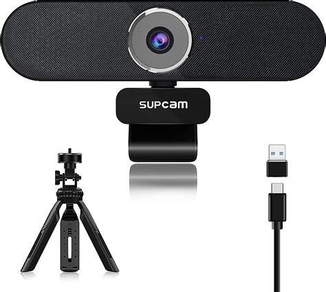 Amazon Com SUPCAM 4K UHD Webcam AI Auto Framing Gesture Control 3X