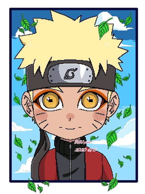 Naruto pixel art | Naruto Amino