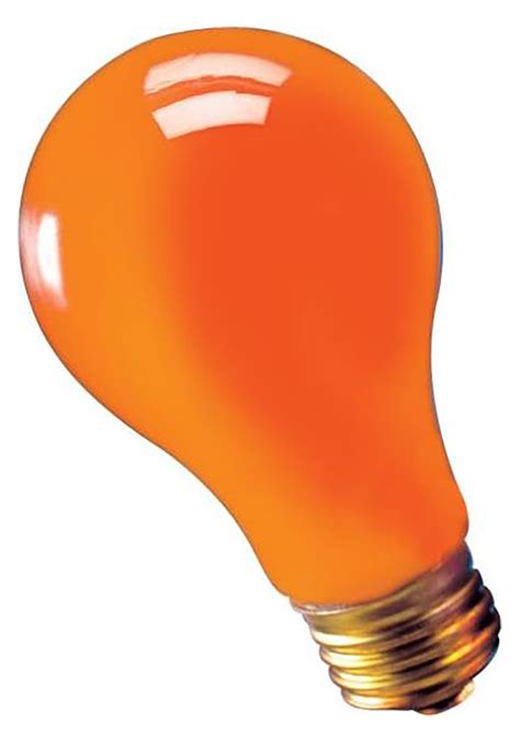Light Bulb 75w Orange