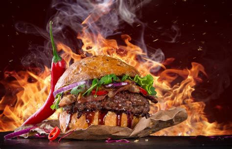 hot spicy burger hd food 4k wallpapers images backgrounds photos and pictures