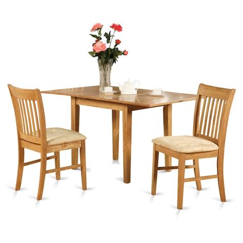 Ikea's selection of small dining table sets come with two matching chairs included and are the perfect way to create an intimate dinner for two setting at home. Oak Small Kitchen Table and 2 Kitchen Chairs 3-piece ...