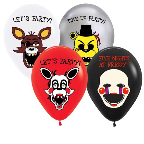 Buy Pcs Five Nights At Freddy Balloons Five Nights At Freddy Theme